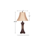 Lampe de table Mariana Ensemble de 2 de Ashley - L372944