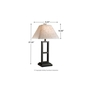 Lampe de table Deidra Ensemble de 2 de Ashley - L318924