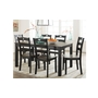 Table et chaises de salle à manger Froshburg Ensemble de 7 de Ashley - D338-425