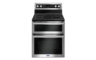 Cuisinière électrique à four double et convection véritable 6,7 pi³ Maytag - YMET8800FZ