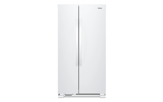 white refrigerator no ice maker