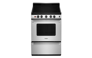 Cuisinière électrique non encastrée surface SpillGuard 24 po Whirlpool - YWFE50M4HS