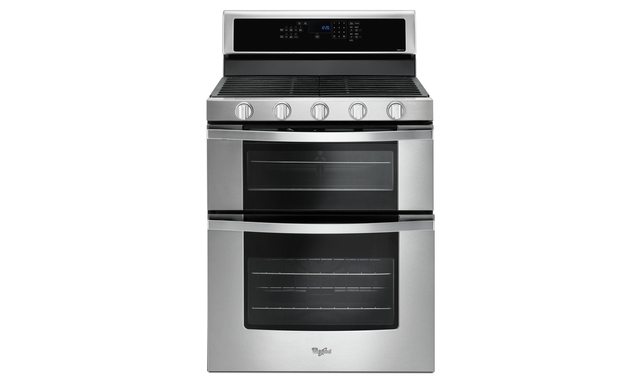 Cuisinière au gaz à four double avec brûleur ovale central 6 pi³ Whirlpool - WGG745S0FS