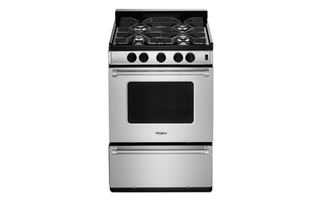 Cuisinière au gaz non encastrée avec brûleurs scellés 24 po Whirlpool - WFG500M4HS