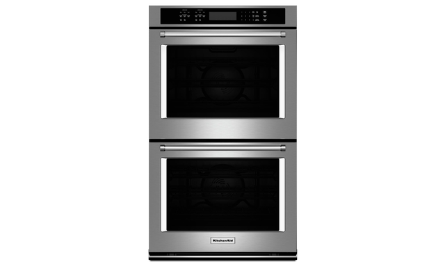 Four encastré double à convection véritable EvenHeat 27 po KitchenAid - KODE507ESS