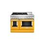 Cuisinière de style commerciale intelligente au gaz avec plaque chauffante 48 po KitchenAid - KFGC558JYP