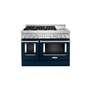 Cuisinière de style commerciale intelligente au gaz avec plaque chauffante 48 po KitchenAid - KFGC558JIB