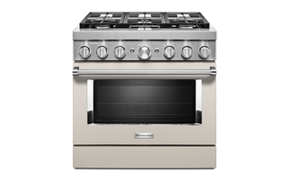 Cuisinière de style commerciale intelligente au gaz 6 brûleurs 36 po KitchenAid - KFGC506JMH