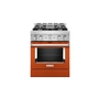 Cuisinière de style commerciale intelligente au gaz 4 brûleurs 30 po KitchenAid - KFGC500JSC