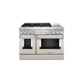 Cuisinière de style commerciale intelligente bicombustible avec plaque chauffante 48 po KitchenAid - KFDC558JMH