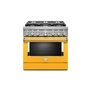 Cuisinière de style commerciale intelligente bicombustible 6 brûleurs 36 po KitchenAid - KFDC506JYP