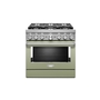 Cuisinière de style commerciale intelligente bicombustible 6 brûleurs 36 po KitchenAid - KFDC506JAV