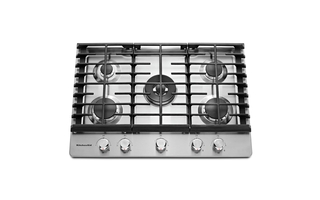 Table de cuisson au gaz de 30 po à 5 brûleurs KitchenAid - KCGS550ESS
