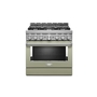 Cuisinière de style commerciale intelligente au gaz 6 brûleurs 36 po KitchenAid - KFGC506JAV