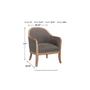 Chaise d'appoint Engineer de Ashley - A3000030