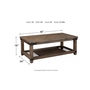 Table de centre Danell Ridge de Ashley - T446-1