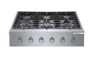 Série 800 Plaque à cuisson professionnelle à gaz 36 po Bosch - RGM8658UC