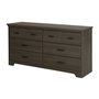 Bureau double 6 tiroirs Versa de South Shore