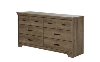 Bureau double 6 tiroirs Versa de South Shore