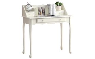 Bureau blanc antique traditionnel - 3103