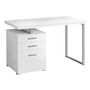 Bureau blanc orientation gauche ou droite - 7027