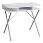 Bureau dessus blanc métal argent - 7100