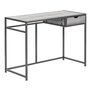 Bureau gris métal gris foncé - 7217