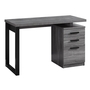 Bureau gris noir orientation gauche ou droite - 7295