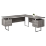 Bureau taupe foncé cote droit ou gauche - 7304