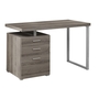 Bureau taupe foncé orientation gauche ou droite - 7326