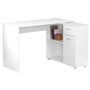 Bureau blanc avec cabinet de rangement - 7350