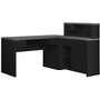 Bureau noir dessus gris de coin cote droit ou gauche - 7430