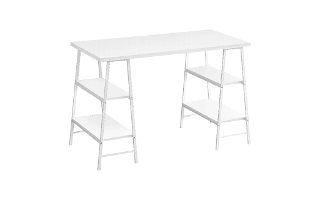 Bureau blanc métal blanc - 7521