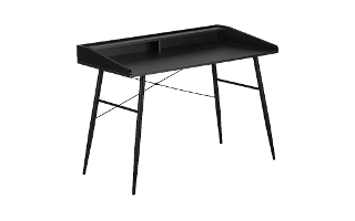 Bureau noir métal noir - 7537