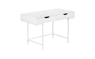 Bureau blanc métal blanc - 7554