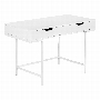 Bureau blanc métal blanc - 7554