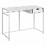 Bureau blanc métal blanc - 7570