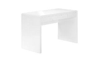 Bureau blanc lustre tiroir d'entreposage - 7580