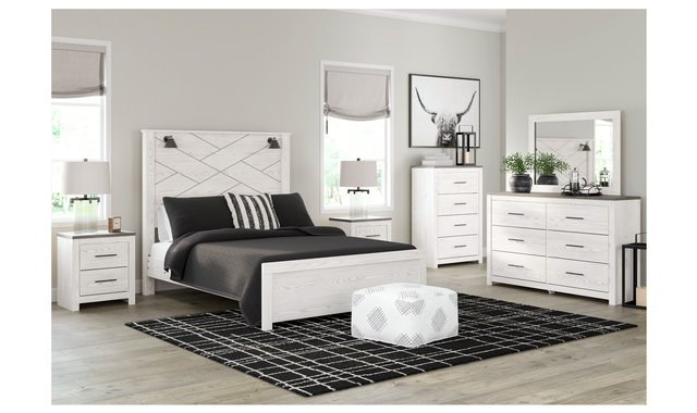 Mobilier de Chambre 4 mcx Gerridan format grand litde Ashley