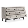 Bureau double 6 tiroirs Vessalli de Ashley