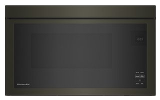 Four à micro-ondes à hotte intégrée au design encastré affleurant KitchenAid - YKMMF330PBS