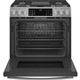 Cuisinière bi-énergie encastrable 30 po avec connexion wifi GE Profile - PC2S930YPFS