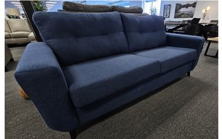 Sofa condo en polyester bleu LIQUIDATION