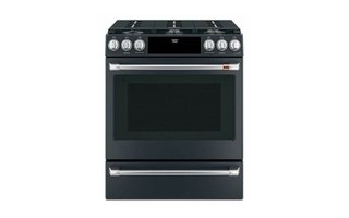 Cuisinière encastrée biénergie avec four à convection et tiroir-réchaud GE Café - CC2S900P3MD1